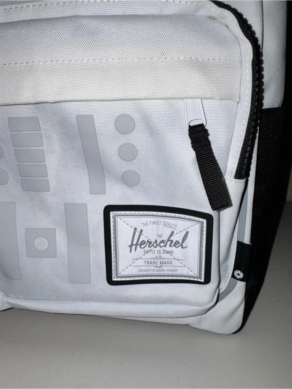 Star Wars Herschel Supply Company White Backpack with Reflective Accents